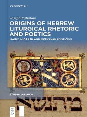 cover image of Origins of Hebrew Liturgical Rhetoric and Poetics